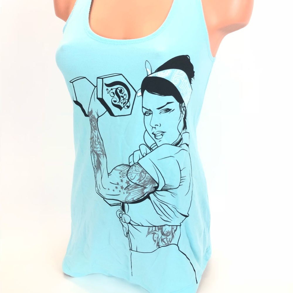 Women’s fitness razor back tank top